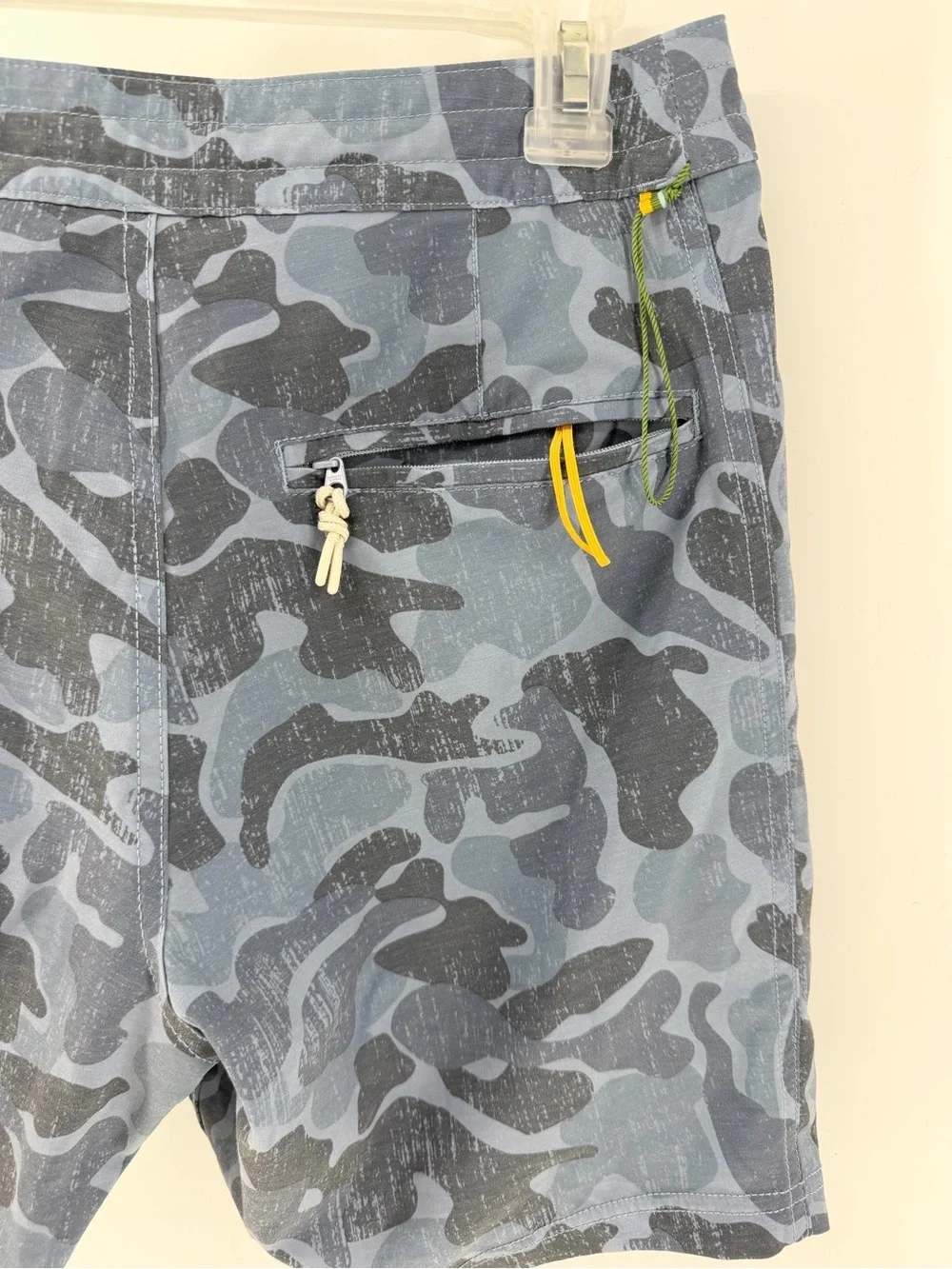Marsh Wear Blue Camo Men’s Swim Trunks with Drawstring Sz 30 7” Inseam